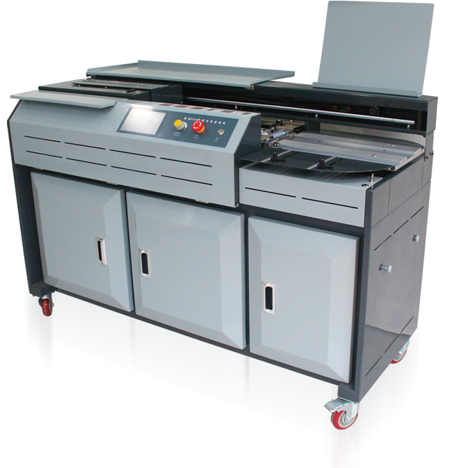 变频高速无线胶装机 单/双跑模式