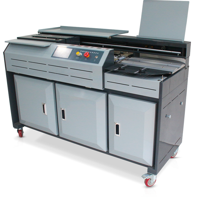 变频高速无线胶装机 单/双跑模式